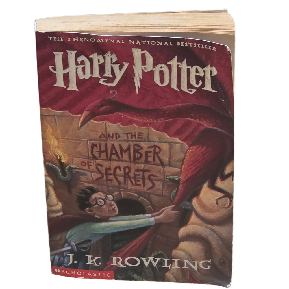 Harry Potter and the Chamber of Secrets Hardcover Book J K Rowling‎ Scholastic